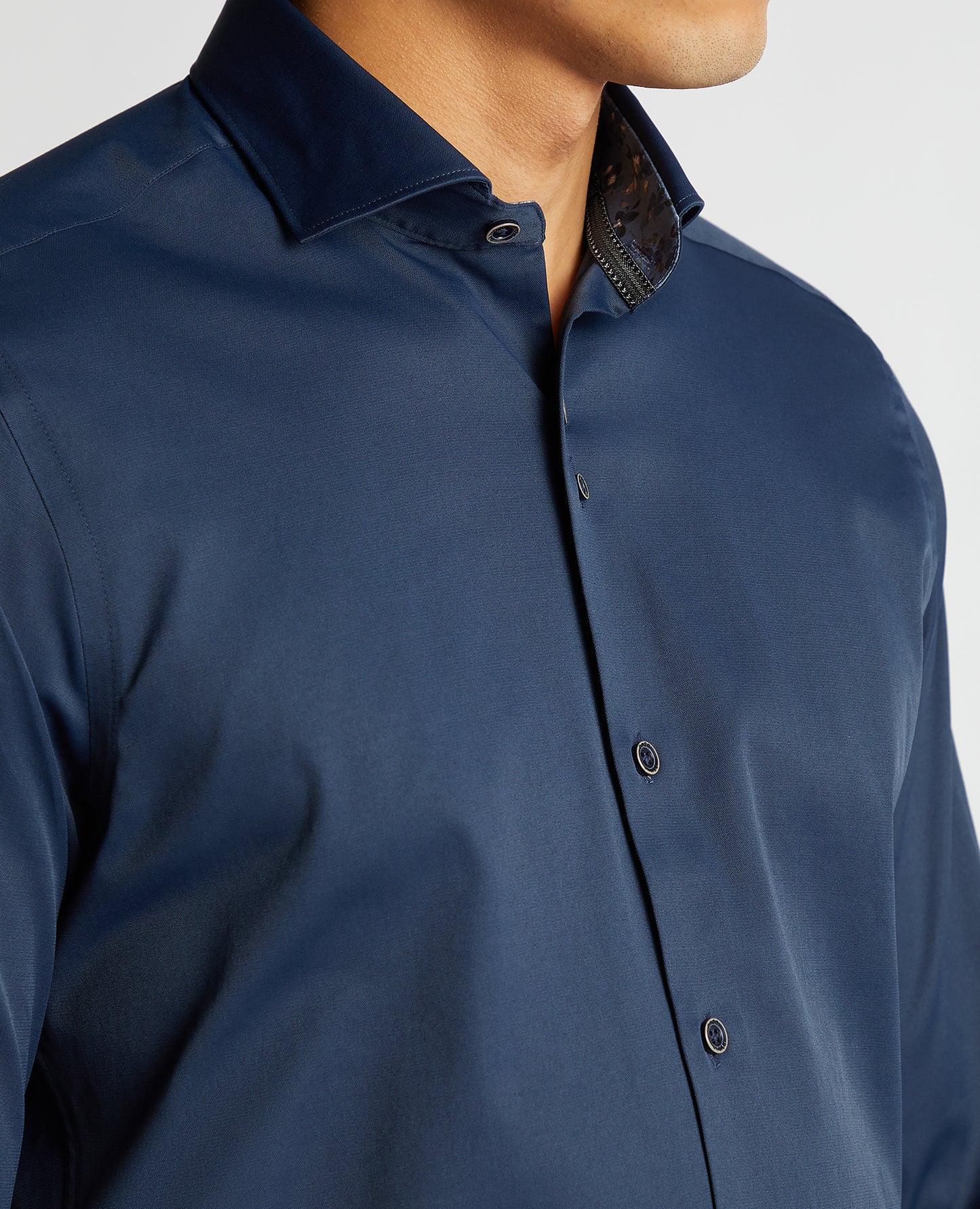 Remus Uomo Frank Tapered Shirt - Navy