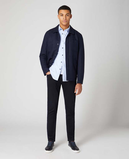 Remus Uomo Oxford Tapered Fit Shirt -  Blue