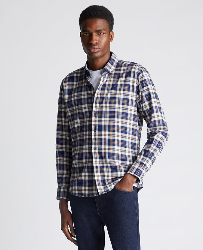 Remus Uomo Tapered Fit Checked Shirt