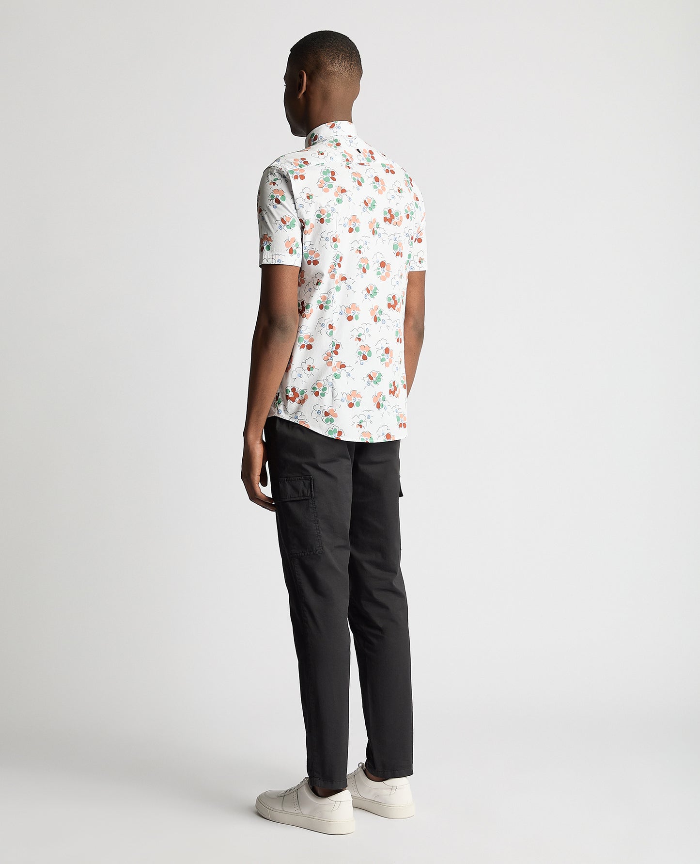 Remus Uomo Short-Sleeve Shirt -  Abstract Floral