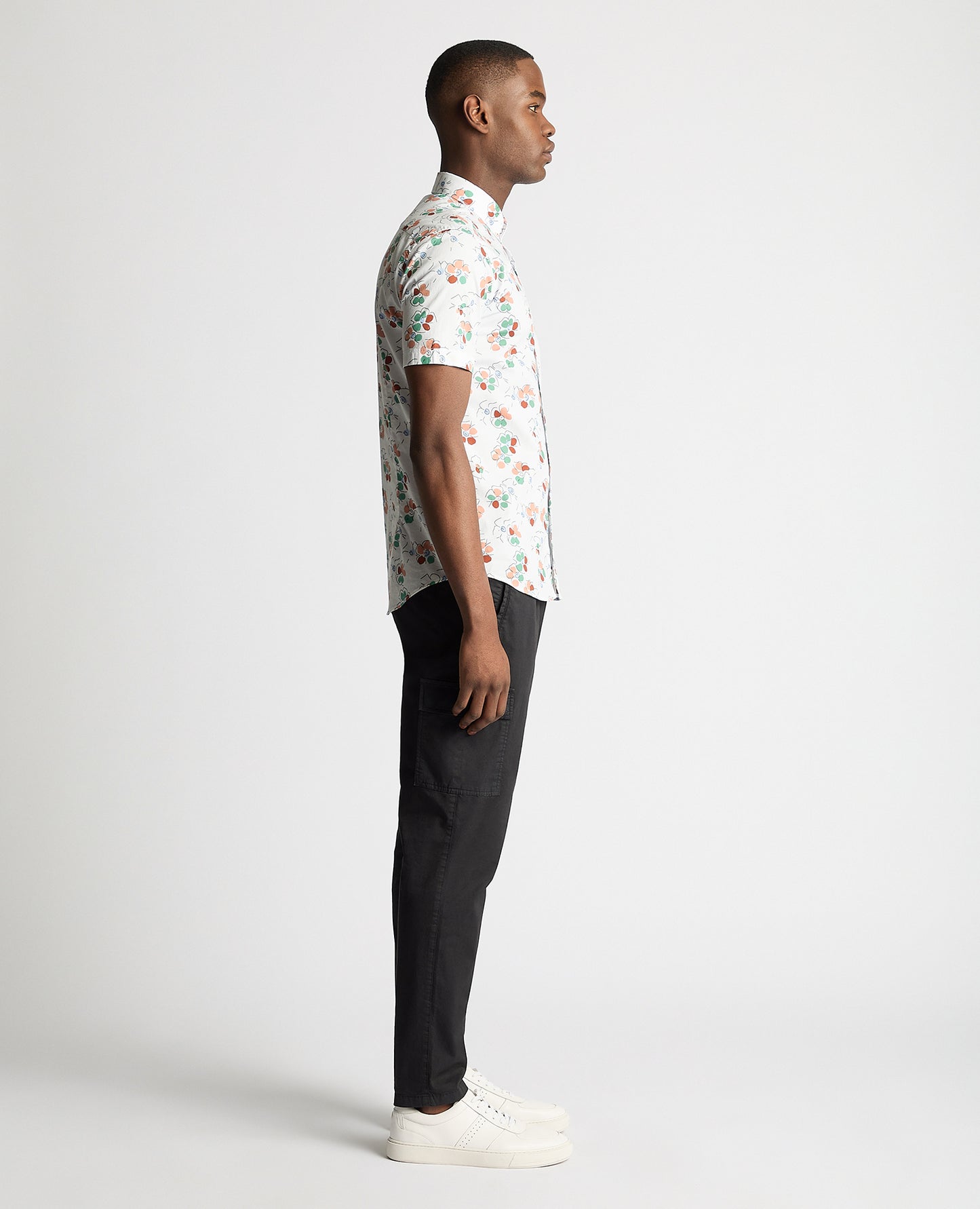 Remus Uomo Short-Sleeve Shirt -  Abstract Floral