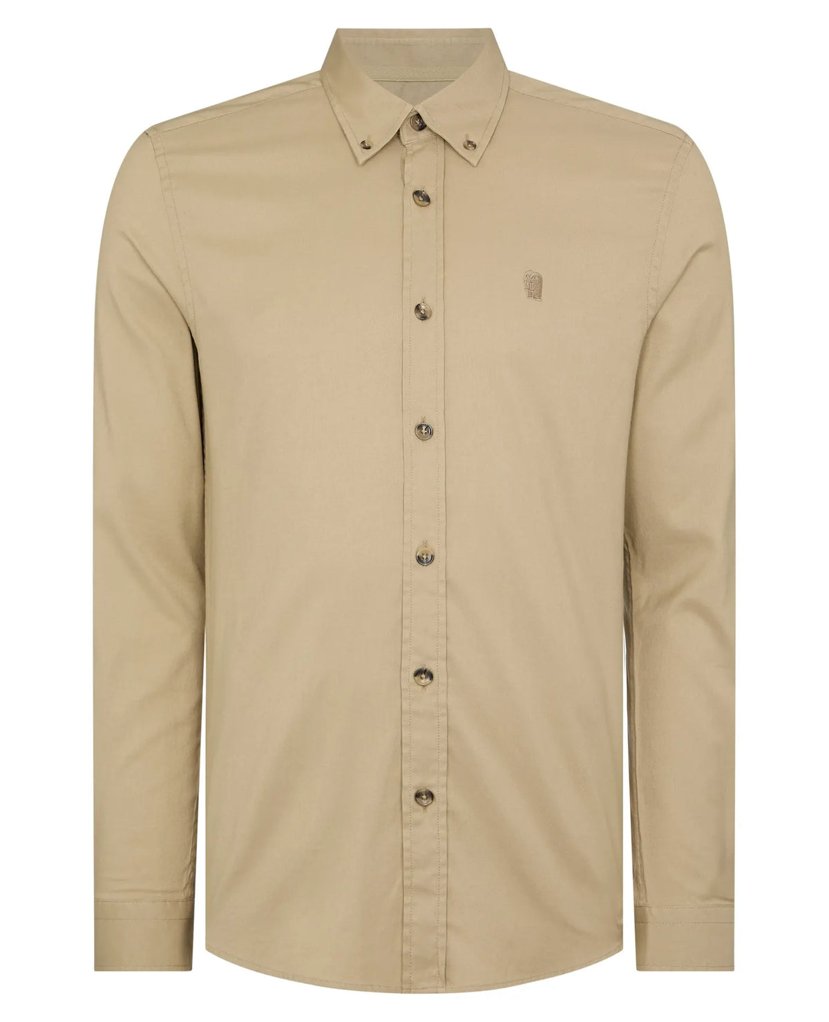 Remus Oscar Slim Fit Shirt - Beige