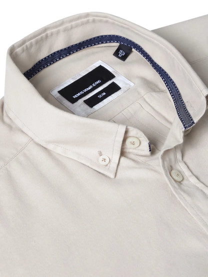 Remus Oscar Slim Fit Shirt - Beige