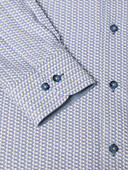 DG's Drifter Long Sleeve Shirt Ivano - Navy/Beige