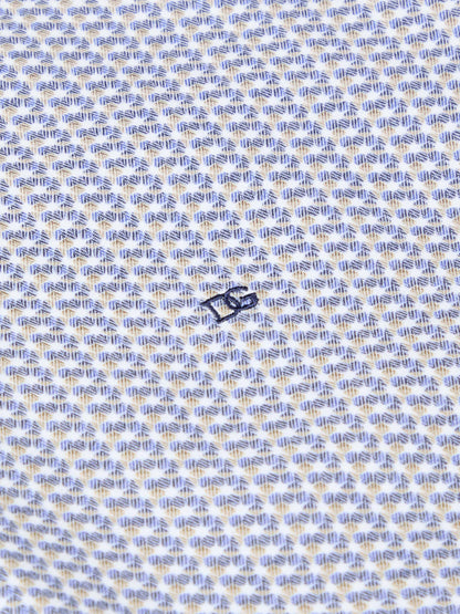DG's Drifter Long Sleeve Shirt Ivano - Navy/Beige