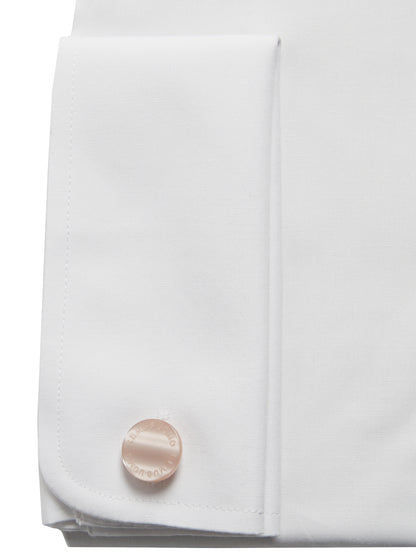 Remus Uomo Seville Parker Double Cuff Shirt - White