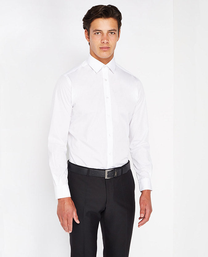 Remus Uomo Seville Parker Tapered Fit Shirt - White