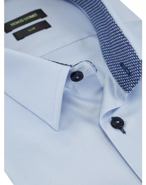 Remus Uomo Ashton Classic Slim Shirt - Blue