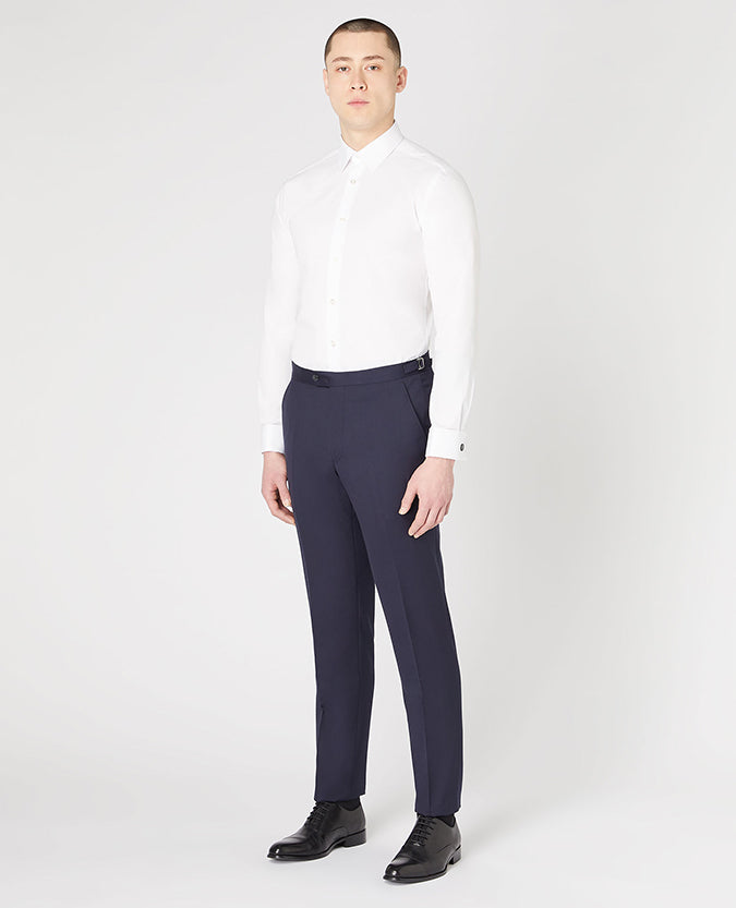 Remus Uomo Ashton Slim Fit Cotton-Blend Shirt - White