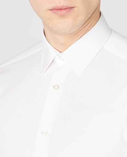 Remus Uomo Ashton Slim Fit Cotton-Blend Shirt - White