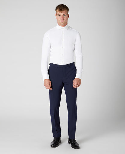 Remus Uomo Slim-Fit Kirk Formal White Shirt