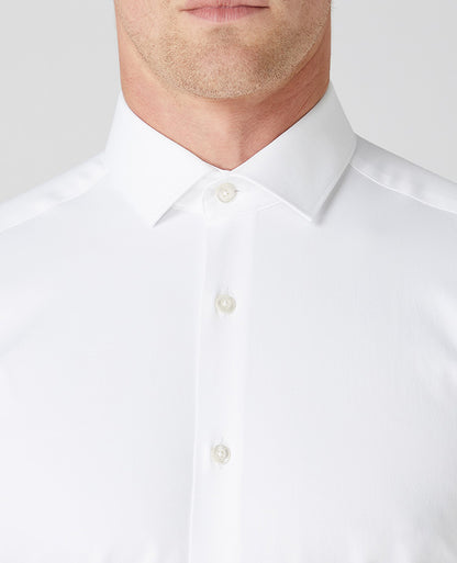 Remus Uomo Slim-Fit Kirk Formal White Shirt