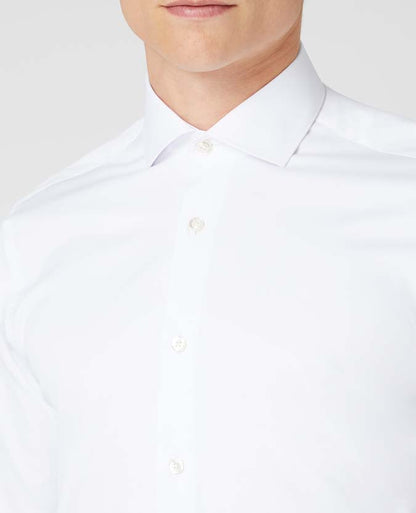 Remus Uomo Frank Tapered White Shirt - White
