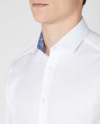 Remus Uomo Kirk Slim Fit Shirt - White