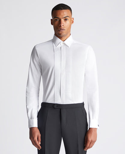 Remus Uomo Aston White Tuxedo Shirt