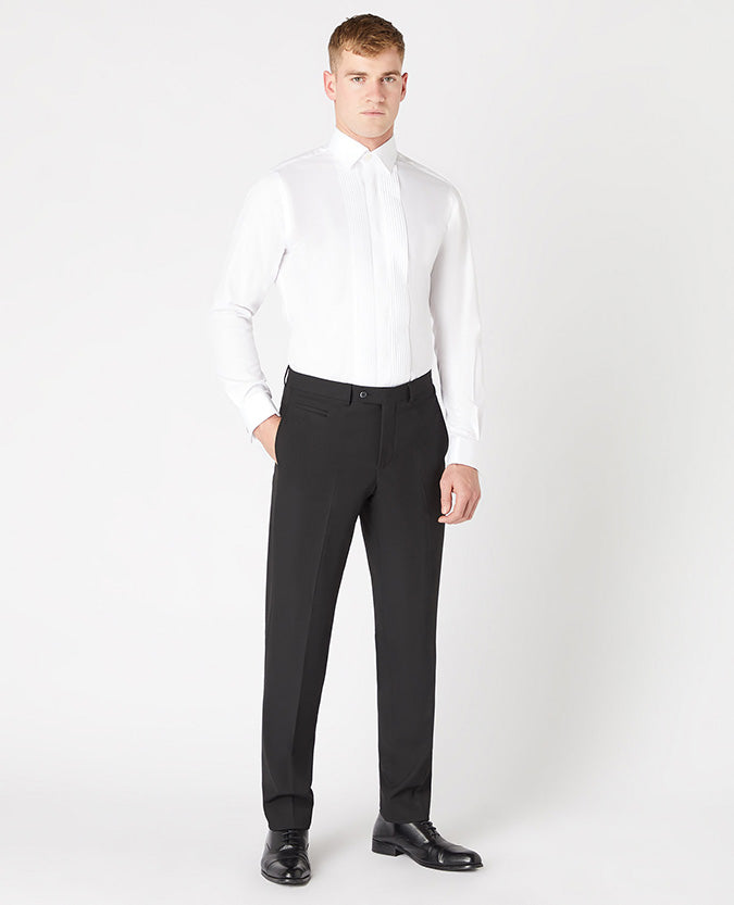 Remus Uomo Parker White Tuxedo Shirt