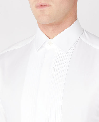 Remus Uomo Parker White Tuxedo Shirt