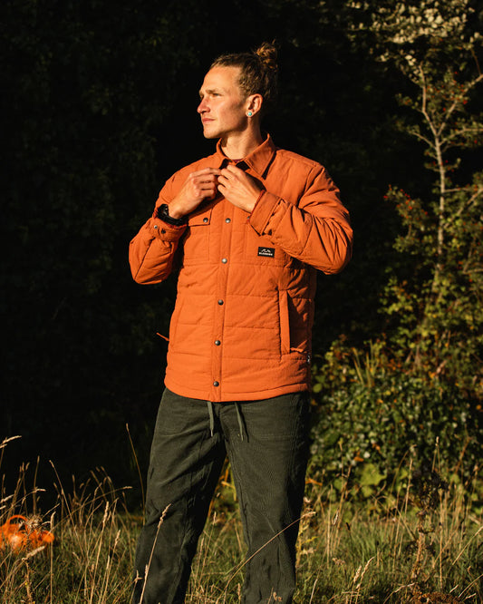 Bleubird Hauler Over Shirt - Rust