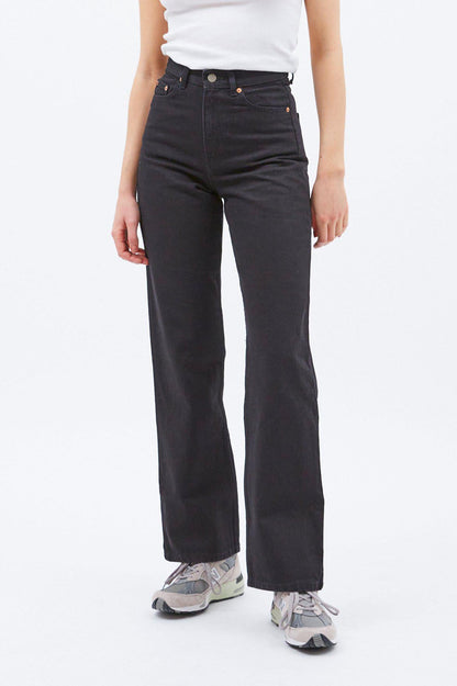 Dr.Denim Echo Black Straight Leg Jeans