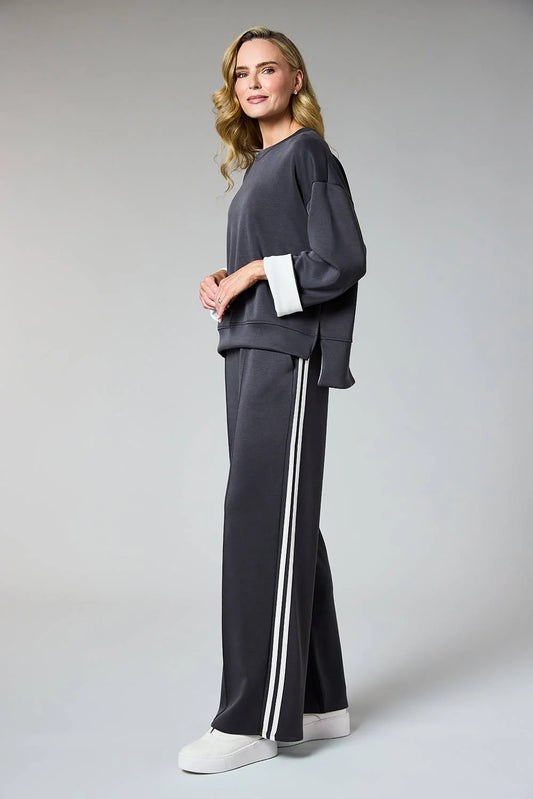 Deck Stripe Leisure Trouser - Grigio