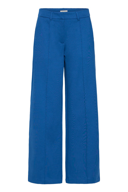 ICHI IHKATE Sus Office Wide Pants - Bright Blue