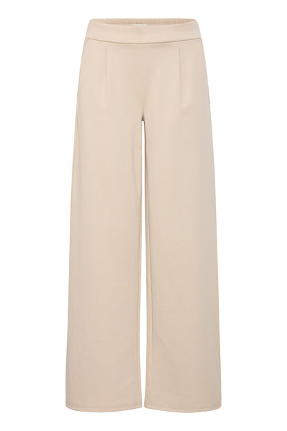 ICHI IHKATE Sus long Wide Pants - Beige