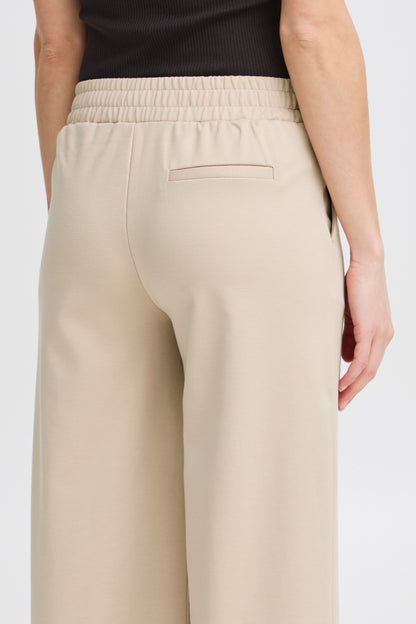 ICHI IHKATE Sus long Wide Pants - Beige