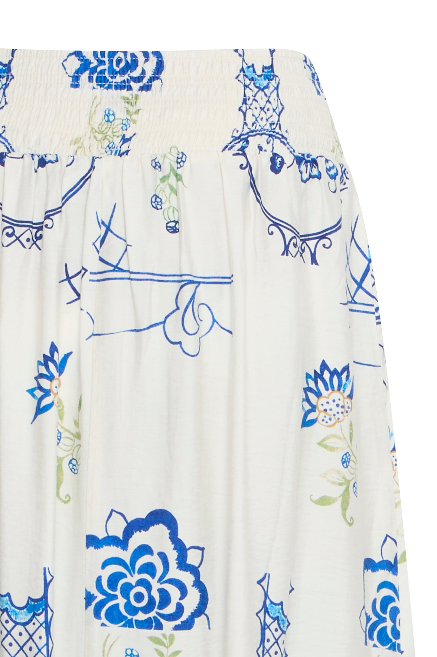 ICHI IHLUCIE Midi Printed Skirt