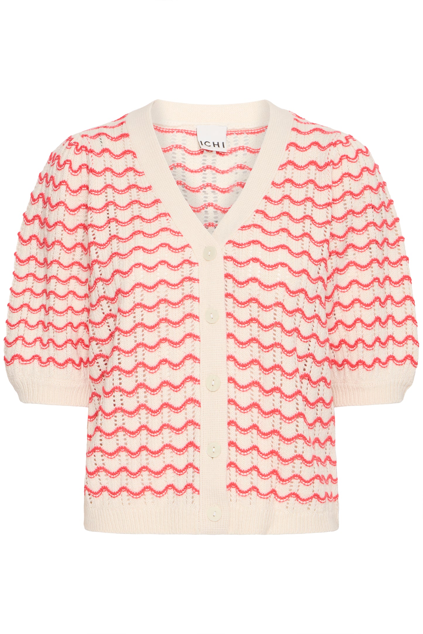 ICHI Ihardina Cardigan - Geranium