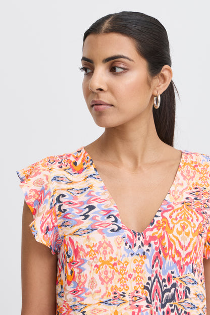 ICHI Ihmarrakech Top - Geranium