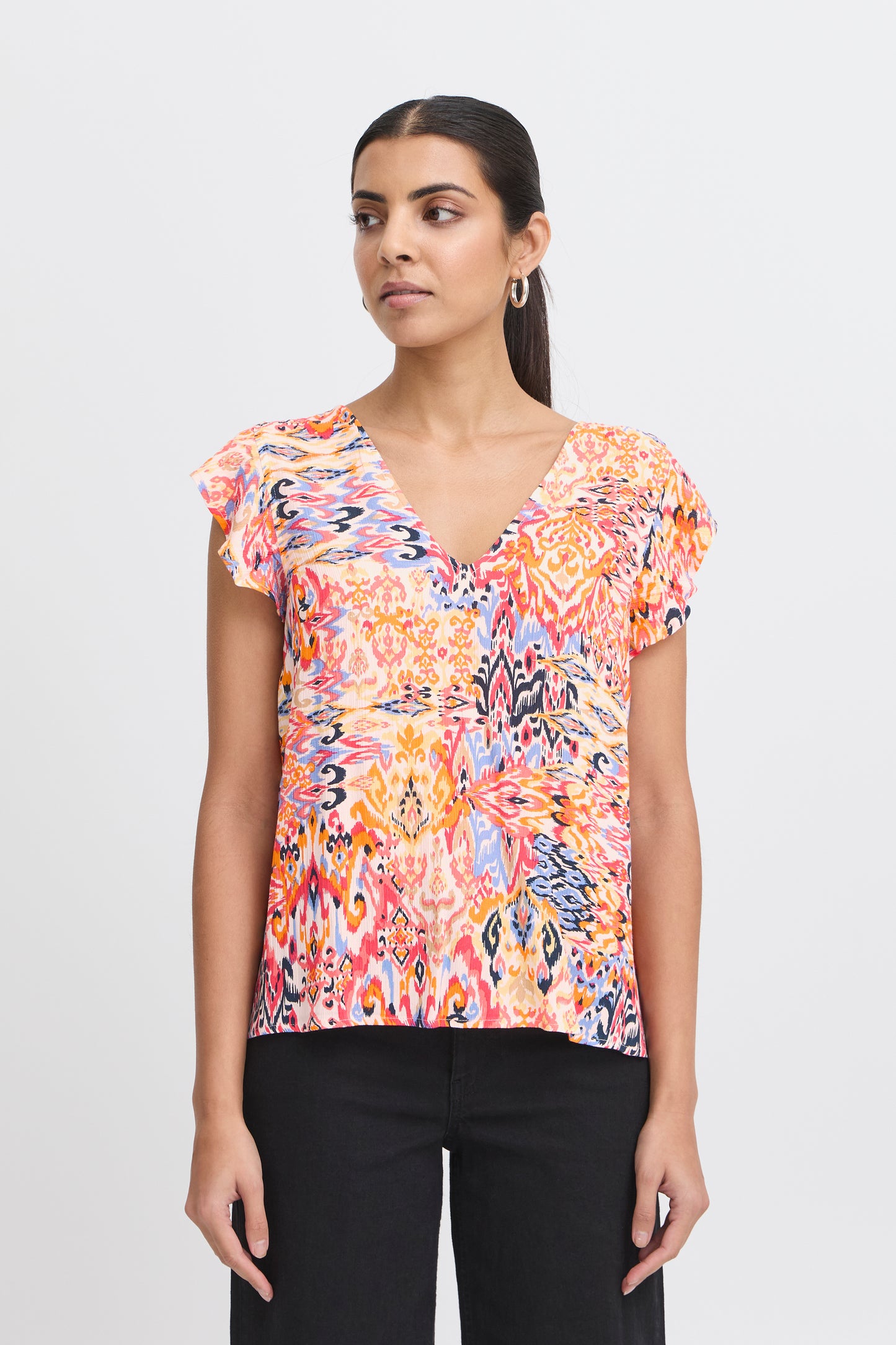 ICHI Ihmarrakech Top - Geranium