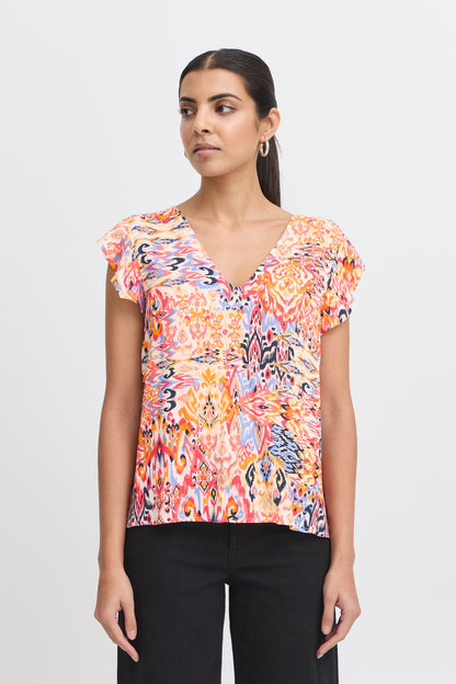 ICHI Ihmarrakech Top - Geranium