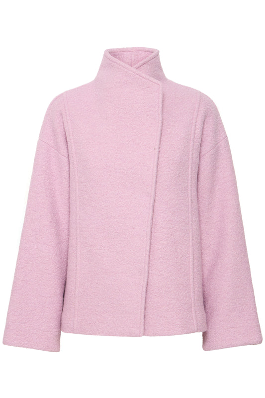 ICH IHhstipa Wool Jacket - Pink