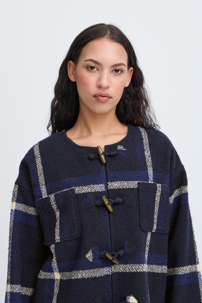 ICHI IHfoniza Wool Jacket - Patriot Blue