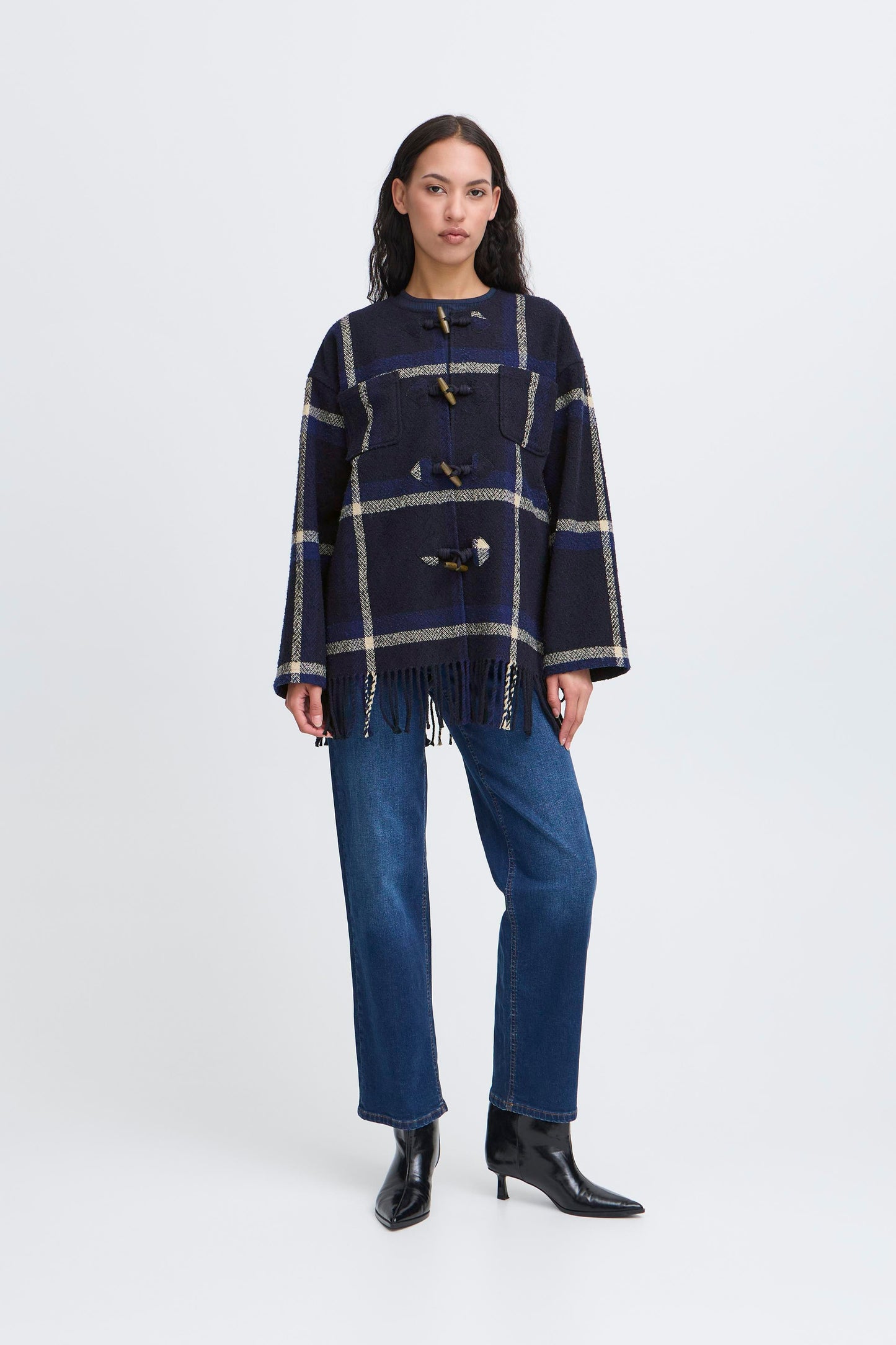 ICHI IHfoniza Wool Jacket - Patriot Blue