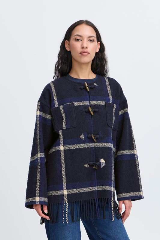ICHI IHfoniza Wool Jacket - Patriot Blue