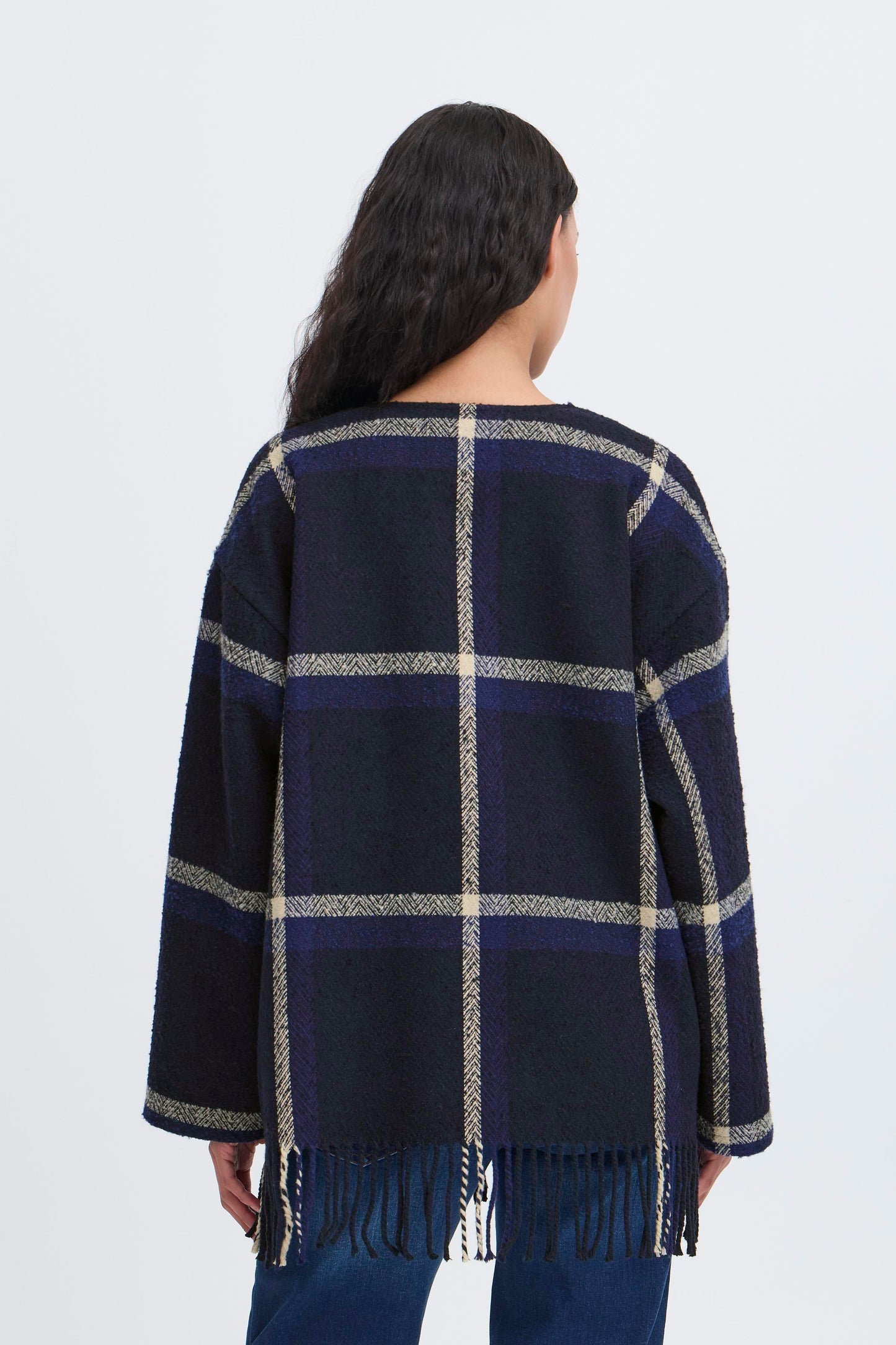 ICHI IHfoniza Wool Jacket - Patriot Blue