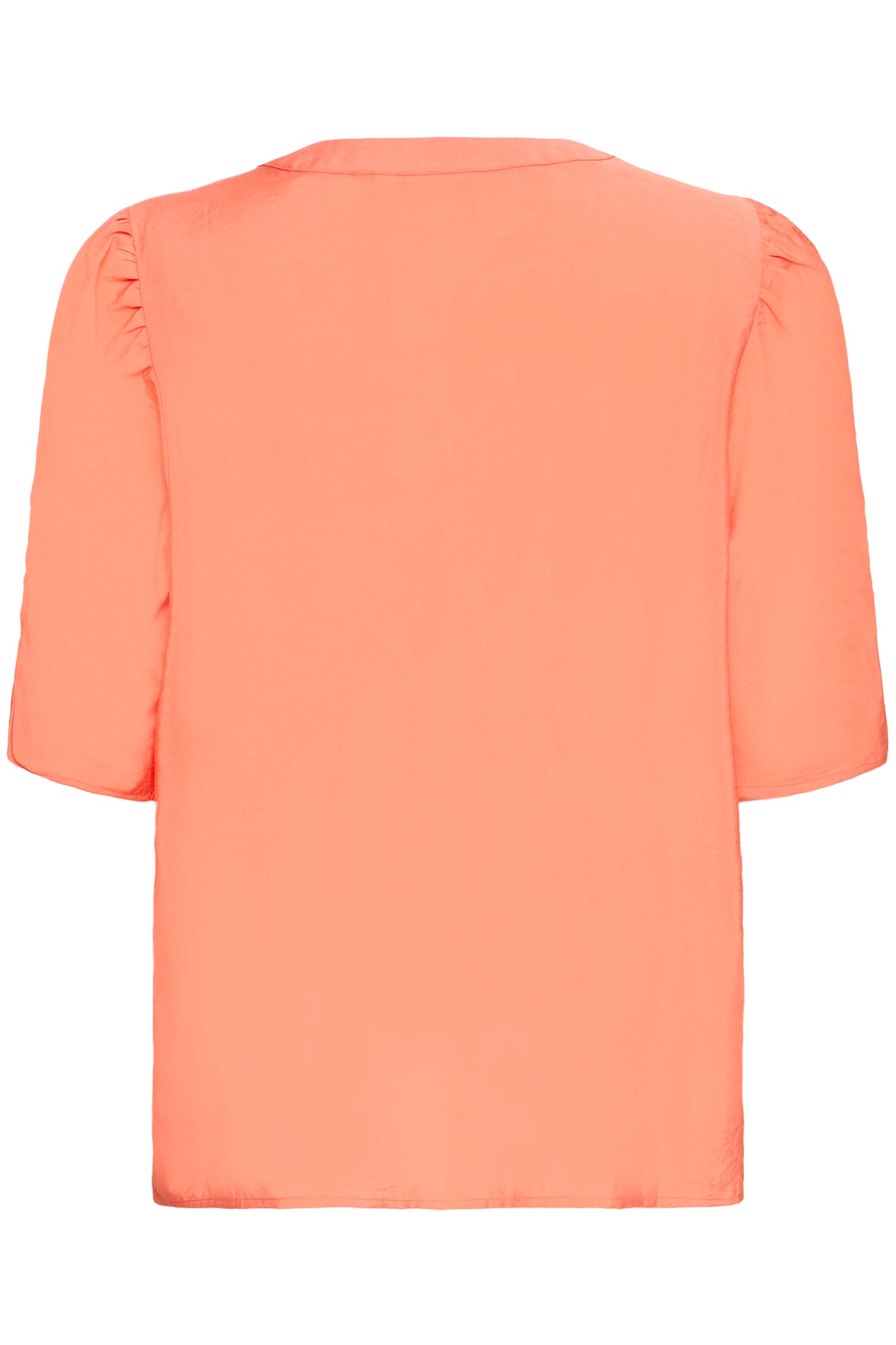 ICHI IHXLUELLA Short Sleeve Blouse - Terra Cotta