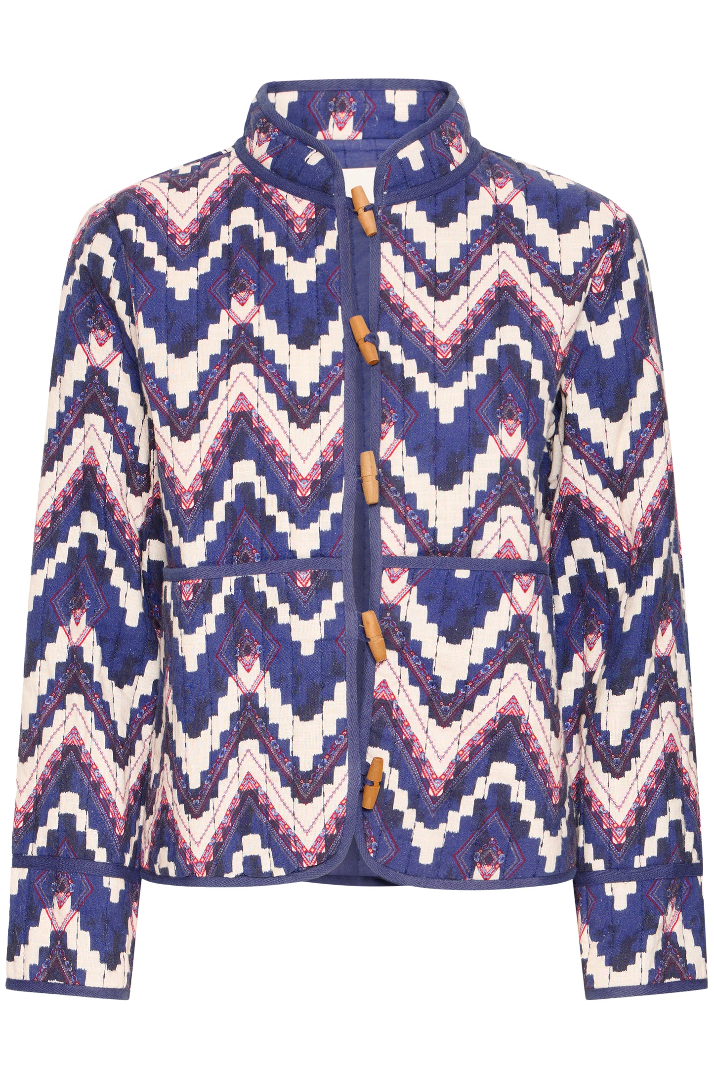 ICHI Fravoni Peg Button Jacket - Graphic