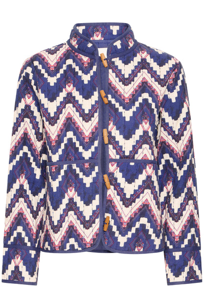 ICHI Fravoni Peg Button Jacket - Graphic