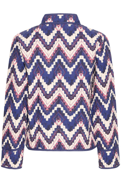 ICHI Fravoni Peg Button Jacket - Graphic