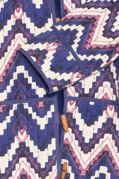 ICHI Fravoni Peg Button Jacket - Graphic