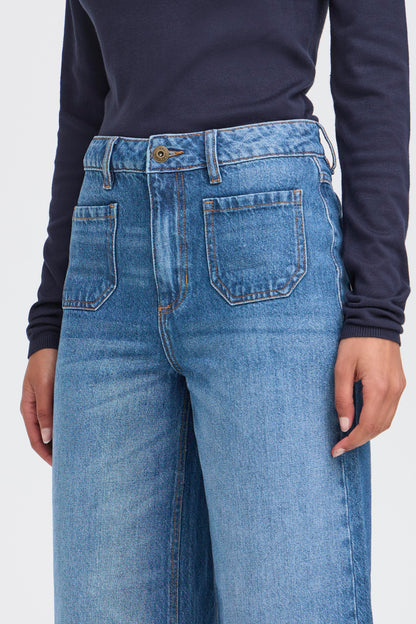 ICHI IHpamala Wide Leg Jean