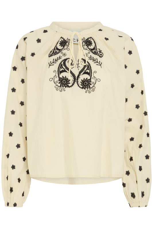 ICHI IHelumo Blouse - Cream