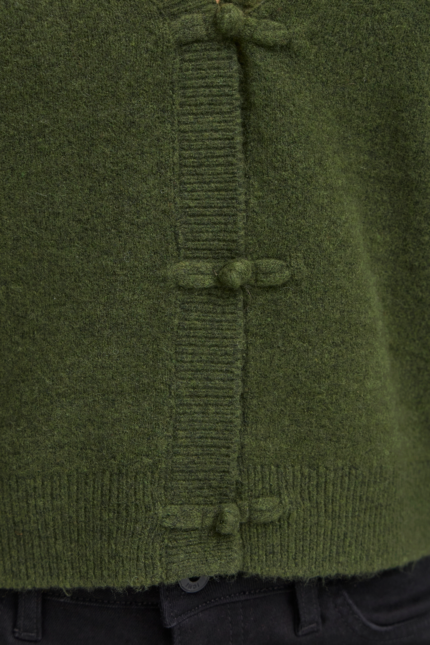 ICHI Dasila Knit Cardigan - Green