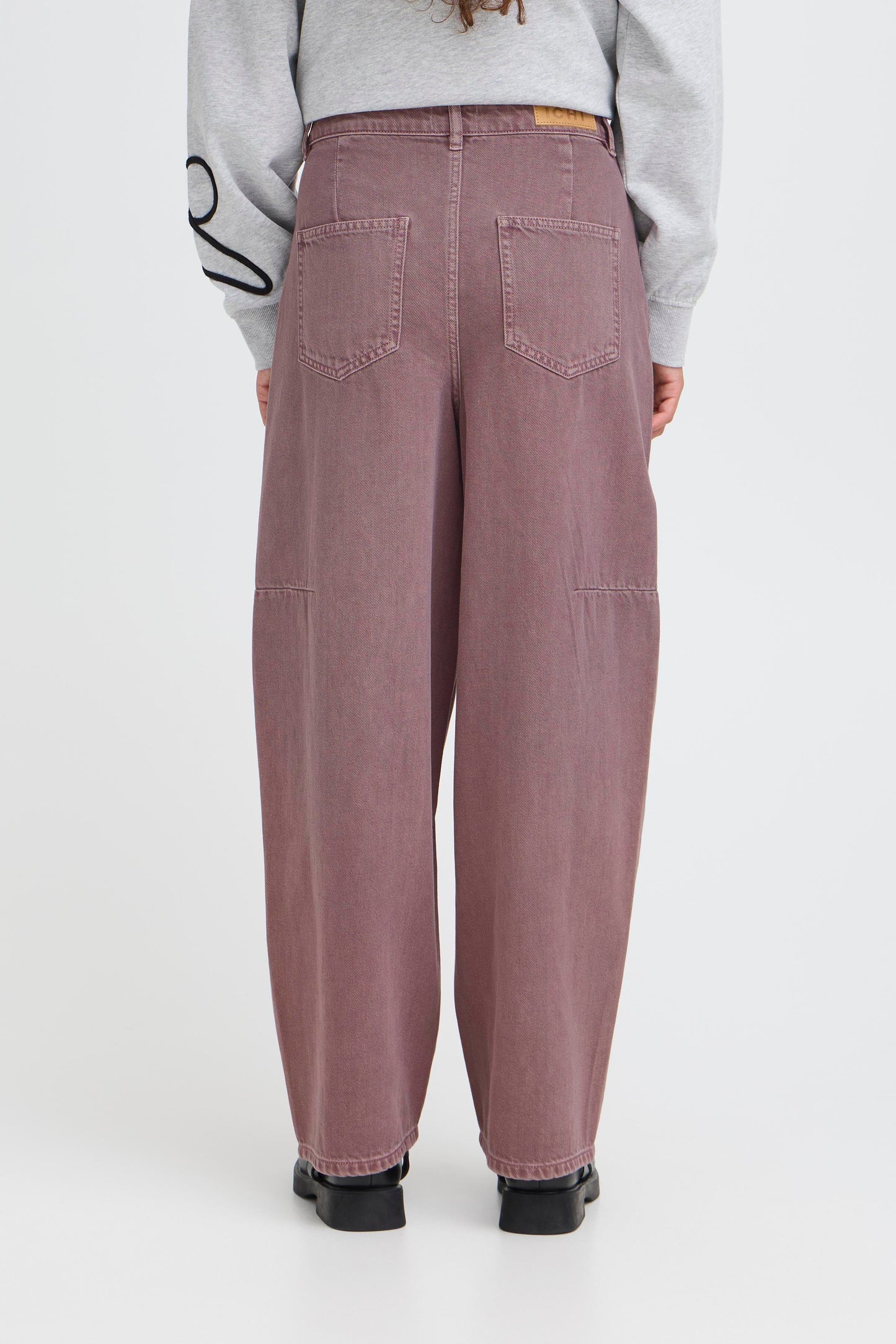 ICHI IHMIJALLA Barrel Leg Jean -  Mauve