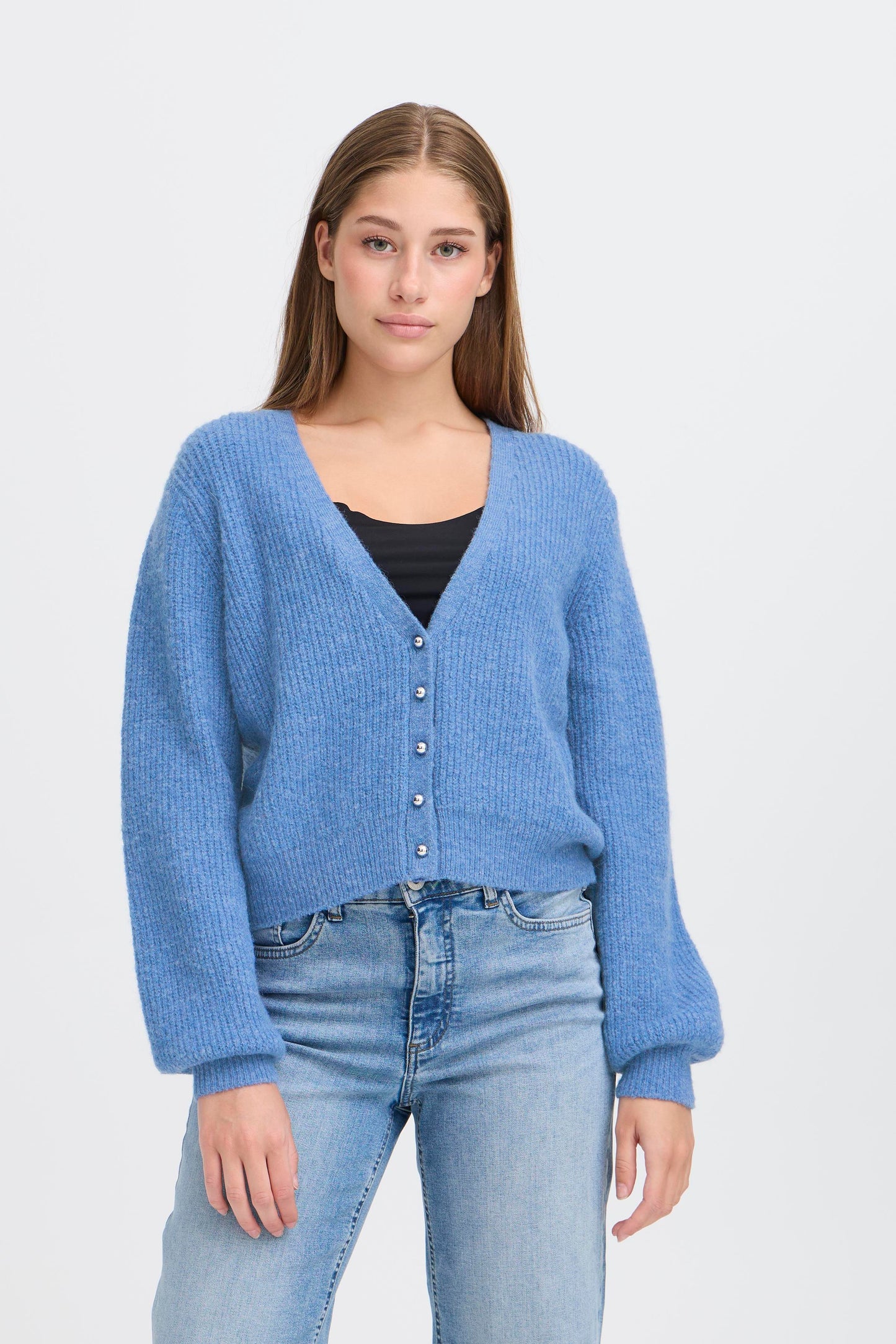 ICHI IHmarin Cardigan - Blue