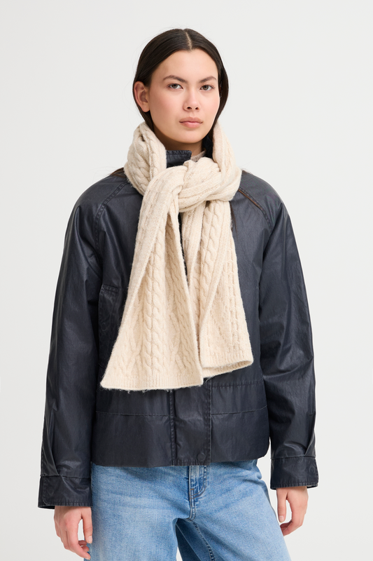 ICHI Lucy Scarf - Oatmeal