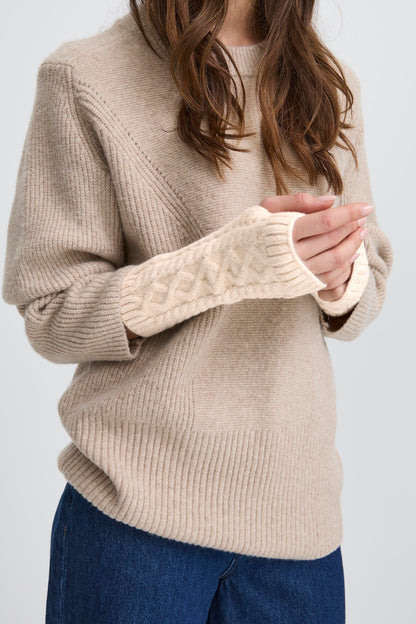 ICHI Lucy Glove - Oatmeal