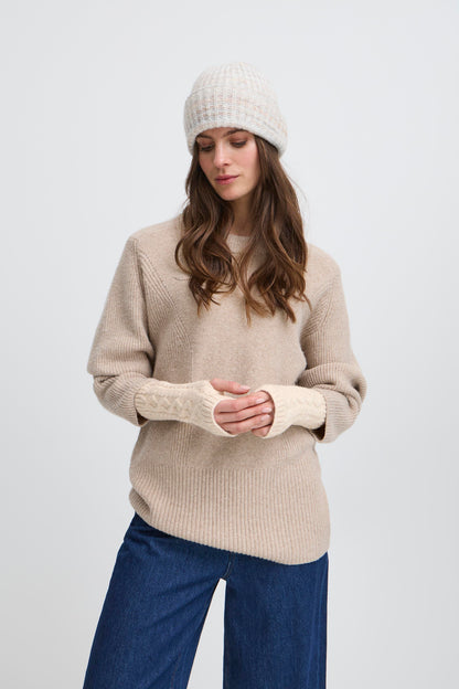 ICHI Lucy Glove - Oatmeal